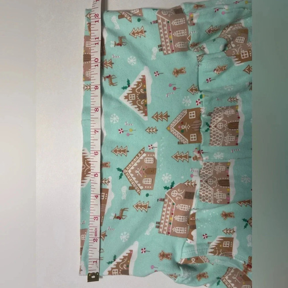 Cozy Christmas Pants w/ Gingerbread xmas Town Design - Picture 2 of 9